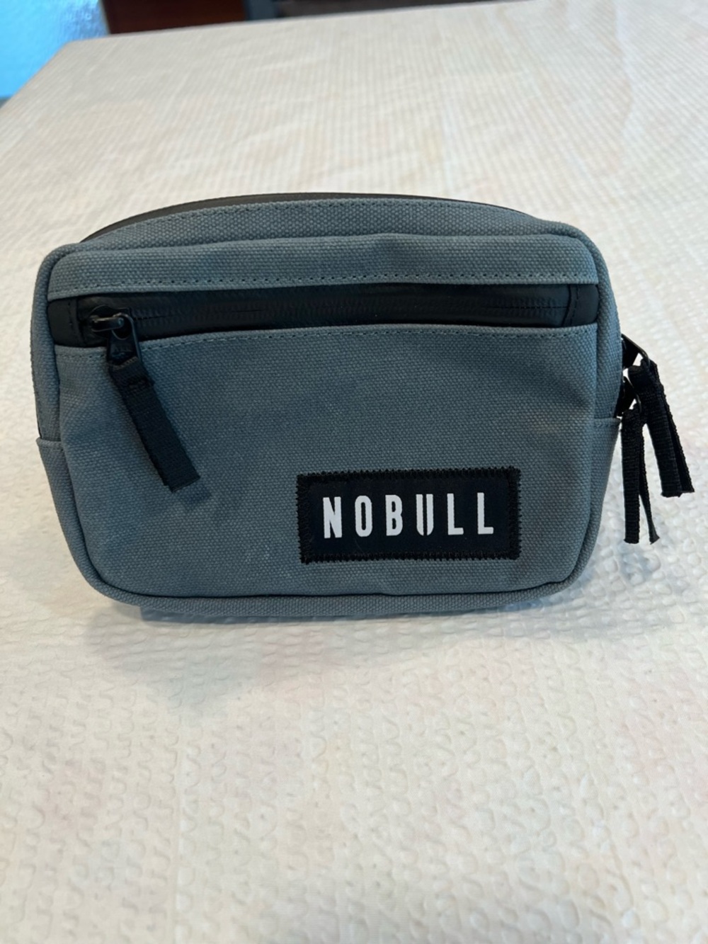 Nobull belt bag teal gray